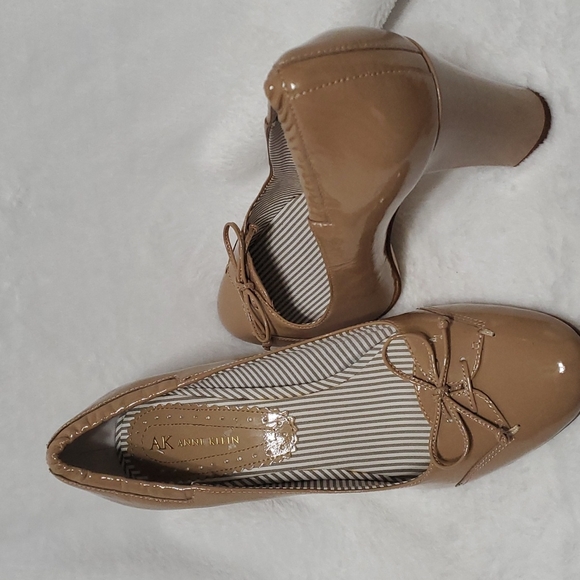 AK ANNE KLEIN heeled Shoes 10M Tan (Ss34) - Picture 1 of 7